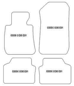 Tappetini auto per BMW Serie 3 (E90) 03.2005-12.2011