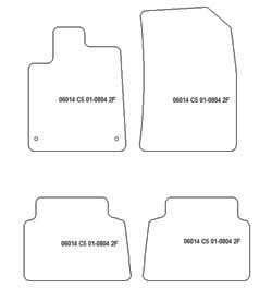 Tappetini auto per Citroen C5 I & II 2000-2008