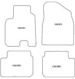 Tappetini per DR Motor DR5 2007-2019 MTM Top