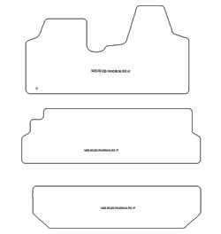 Tappetini per Fiat Scudo II (L2) panorama 2007-2021 MTM Top