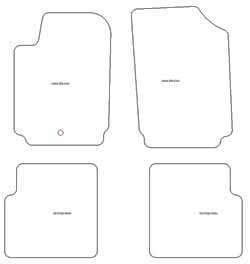 Tappetini auto per Fiat Stilo 2001-2007