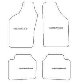 Tappetini per Fiat Tempra 1990-1996 MTM Top