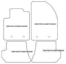 Tappetini per Ford Fusion 2005-2012 MTM Top