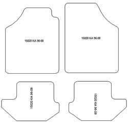 Tappetini per Ford Ka I 1997-2008 MTM Top