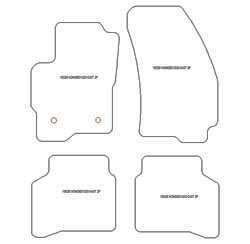 Tappetini per Ford Mondeo III 2001-08.2007 MTM Top