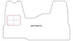 Tappetini per Ford Transit 2007-2013 MTM Top