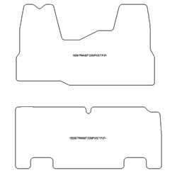 Tappetini per Ford Transit 6/7 posti 2007-2013 MTM Top