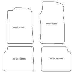 Tappetini per Gonow GX6 - MTM Top