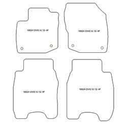 Tappetini per Honda Civic IX 03.2012-03.2017 MTM Top
