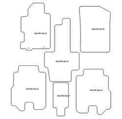 Tappetini per Honda FR-V 2004-2010 MTM Top