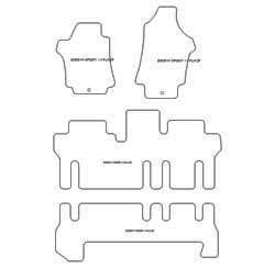 Tappetini per Hyundai H1 9 posti 07.2008- MTM Top
