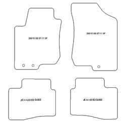 Tappetini auto per Hyundai i30 07.2007-2011