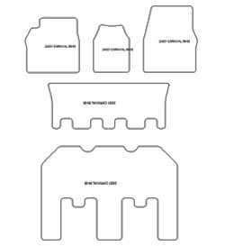 Tappetini auto per Kia Carnival I 1999-2005