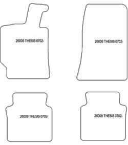 Tappetini auto per Lancia Thesis 2002-2009