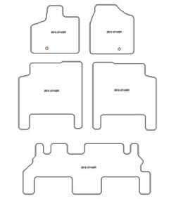 Tappetini per Lancia Voyager 11.2011-2015 MTM Top