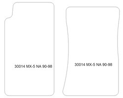 Tappetini auto per Mazda MX-5 (NA) 1990-1998