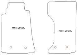 Tappetini auto per Mazda MX-5 (NC) 2011-2015