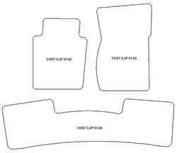 Tappetini auto per Mercedes Classe G 2 porte 1979-2008