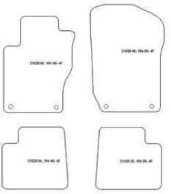 Tappetini auto per Mercedes Classe M (W164) / ML 08.2005-2011