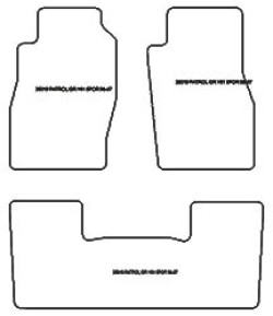 Tappetini per Nissan Patrol GR (Y61) 5 porte 1998-2010 MTM Top