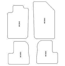 Tappetini per Peugeot 206 10.1998-03.2006 MTM Top