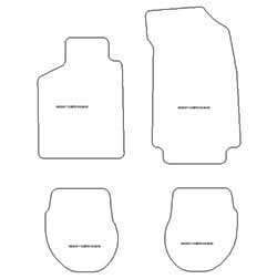 Tappetini per Porsche 911 Cabrio 4x4 1989-1992 MTM Top