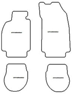 Tappetini per Porsche 911 Coupe 1989-1992 MTM Top