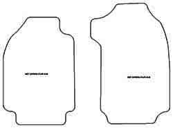 Tappetini per Porsche Carrera Coupe 1985-1989 MTM Top