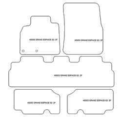 Tappetini per Renault Espace IV 2002-2015 MTM Top