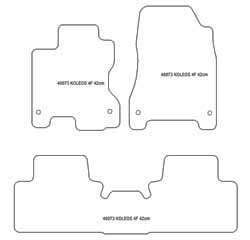 Tappetini auto per Renault Koleos 08.2008-06.2017