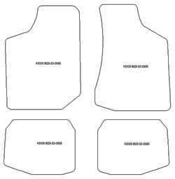 Tappetini auto per Seat Ibiza I 1993-1996