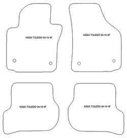 Tappetini auto per Seat Toledo III (5P) 2004-2010