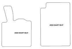 Tappetini auto per Smart Fortwo I 1998-2007