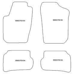 Tappetini auto per Volkswagen Fox 2005-2011