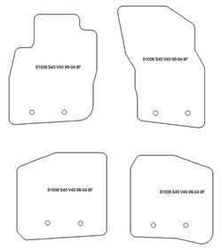 Tappetini per Volvo V40 1995-2004 MTM Top