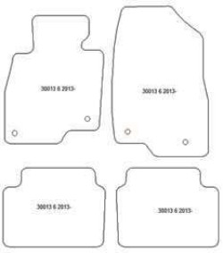 Tappetini per Mazda 6 III Wagon 01.2013- MTM Top