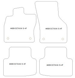 Tappetini auto per Skoda Octavia III (SE) Wagon 02.2013-05.2020