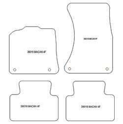 Tappetini per Porsche Macan I 03.2014-2024 MTM Top