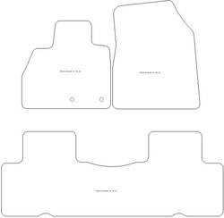 Tappetini auto per Renault Scenic IV 12.2016-09.2022