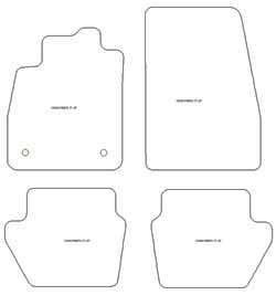 Tappetini auto per Ford Fiesta VII (anche Mild Hybrid) 2017-