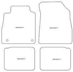 Tappetini auto per Nissan Micra (K14) 03.2017-