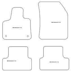 Tappetini per Opel Grandland X (anche Hybrid) 10.2017-2024 MTM Top
