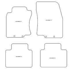 Tappetini auto per Renault Koleos II 07.2017-2021