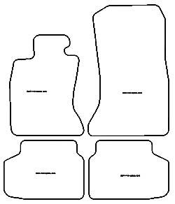 Tappetini per BMW Serie 7 (F01) X-Drive 2008-2015 MTM Top