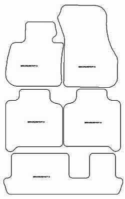 Tappetini per BMW Serie 2 (F46) Gran Tourer 7 posti 2015- MTM Top