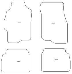 Tappetini per auto Rover 45 1999-2005