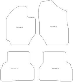 Tappetini per Suzuki Jimny (manual) 4 posti 2018- MTM Top