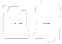 Tappetini per auto Mercedes SL (R129) 1989-2001