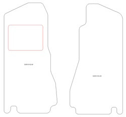 Tappetini per MG B (4) 1965-1980 MTM Top