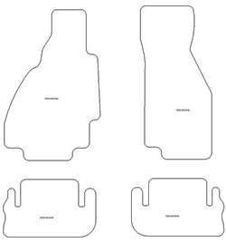 Tappetini per auto Ferrari 208 1980-1986